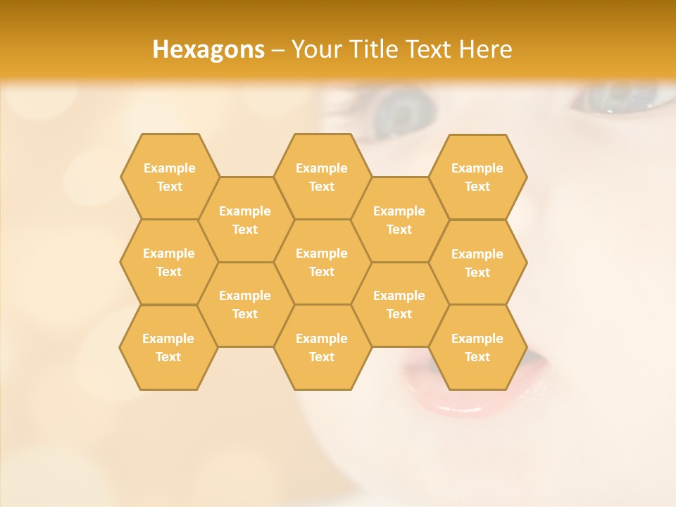 Newborn Amazed Toddler PowerPoint Template