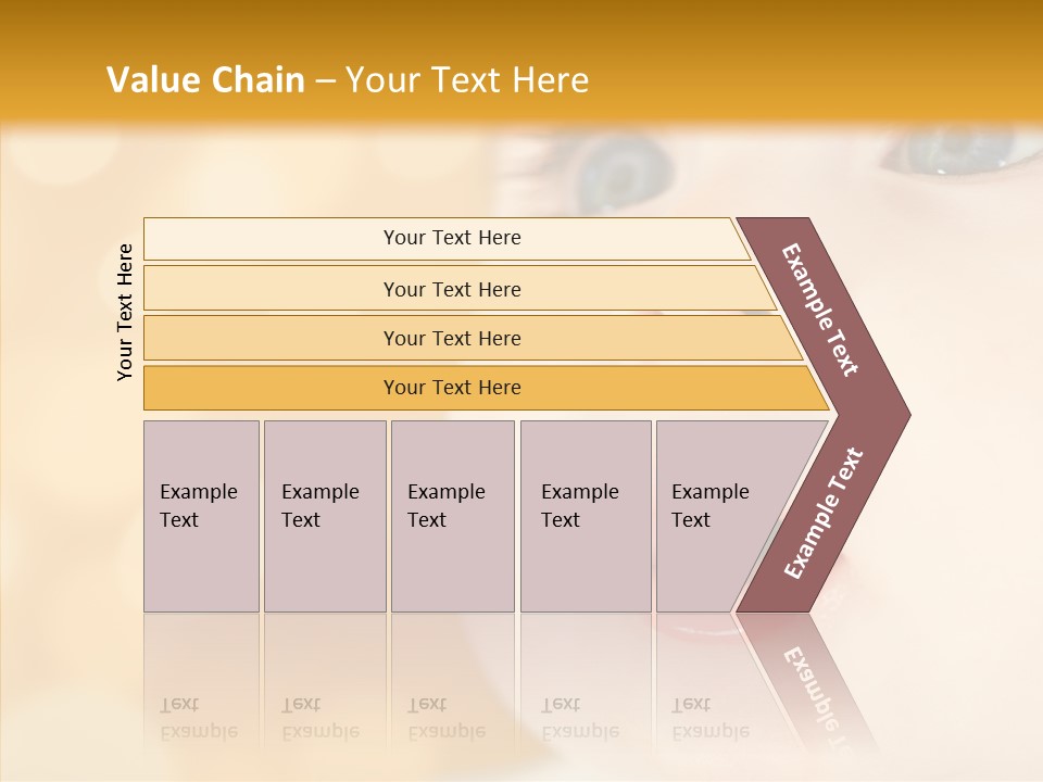 Newborn Amazed Toddler PowerPoint Template