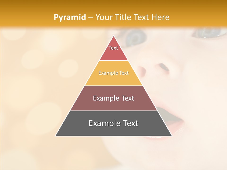 Newborn Amazed Toddler PowerPoint Template