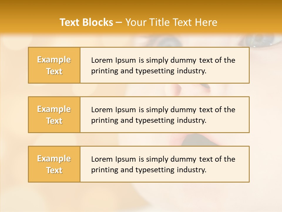 Newborn Amazed Toddler PowerPoint Template