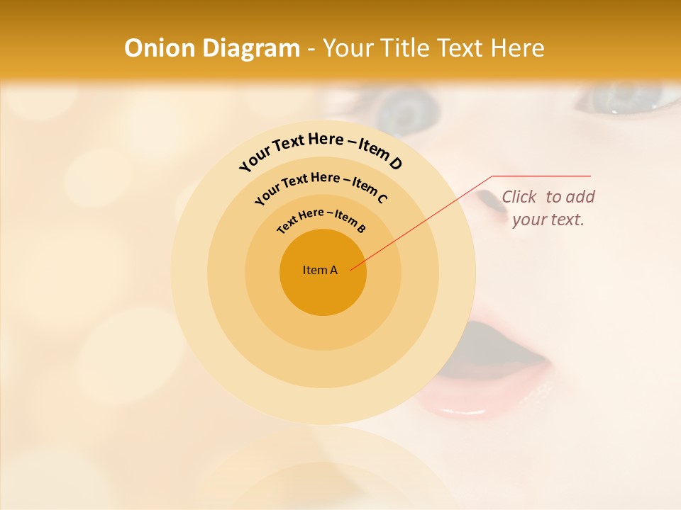 Newborn Amazed Toddler PowerPoint Template