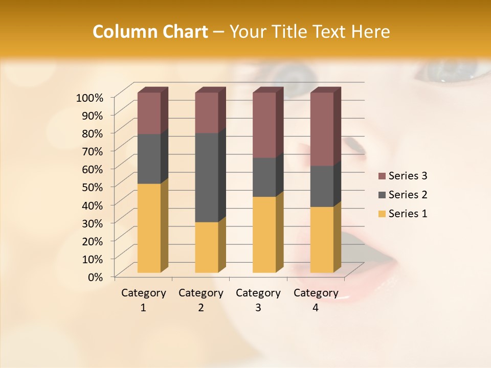 Newborn Amazed Toddler PowerPoint Template