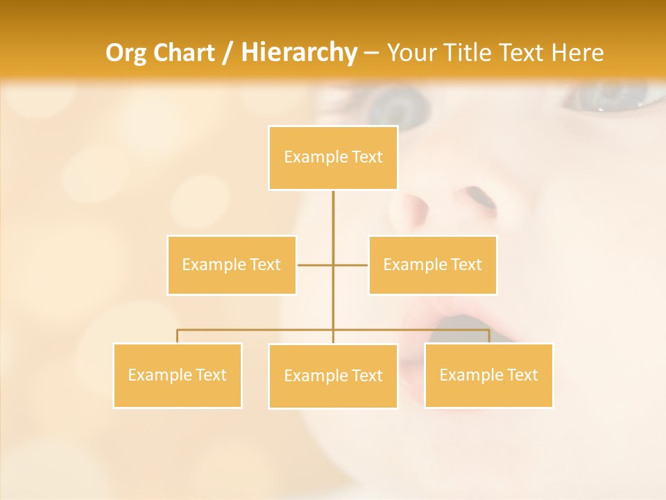 Newborn Amazed Toddler PowerPoint Template