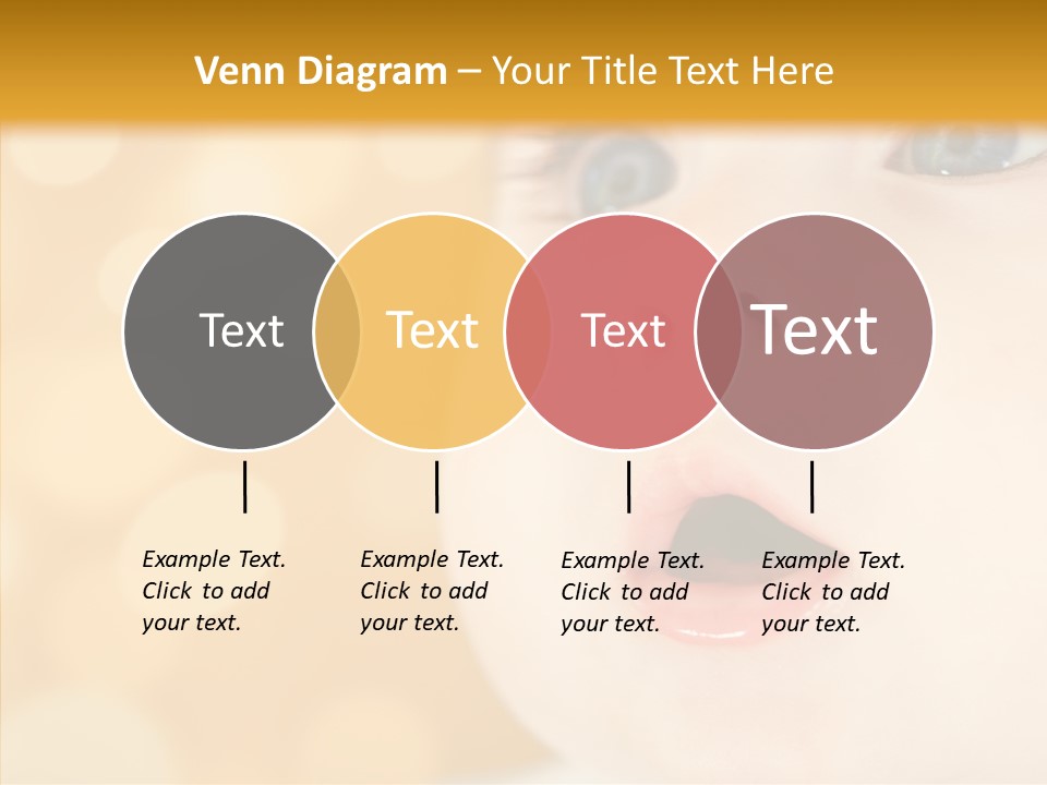 Newborn Amazed Toddler PowerPoint Template