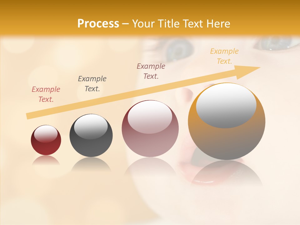 Newborn Amazed Toddler PowerPoint Template