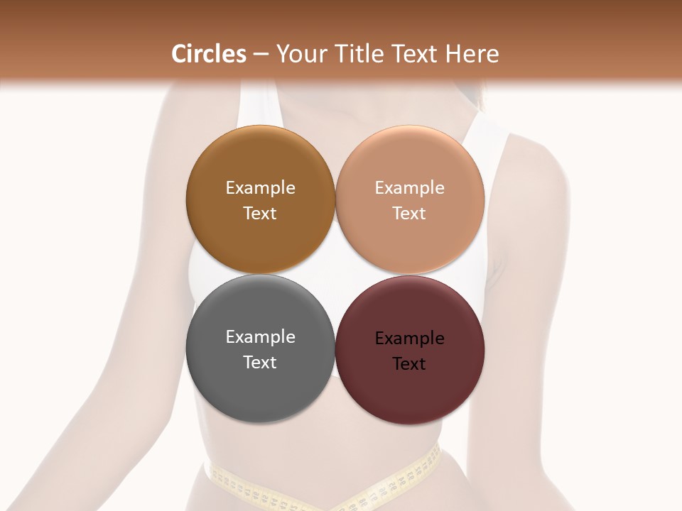 Woman Gymnastics Figure PowerPoint Template