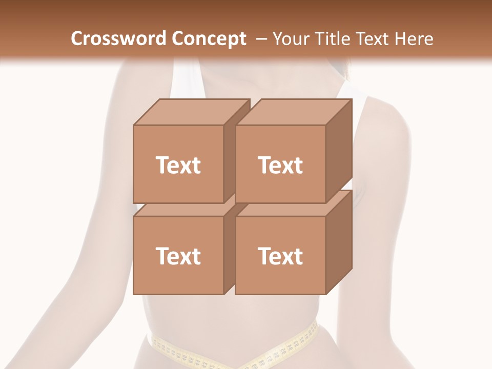 Woman Gymnastics Figure PowerPoint Template