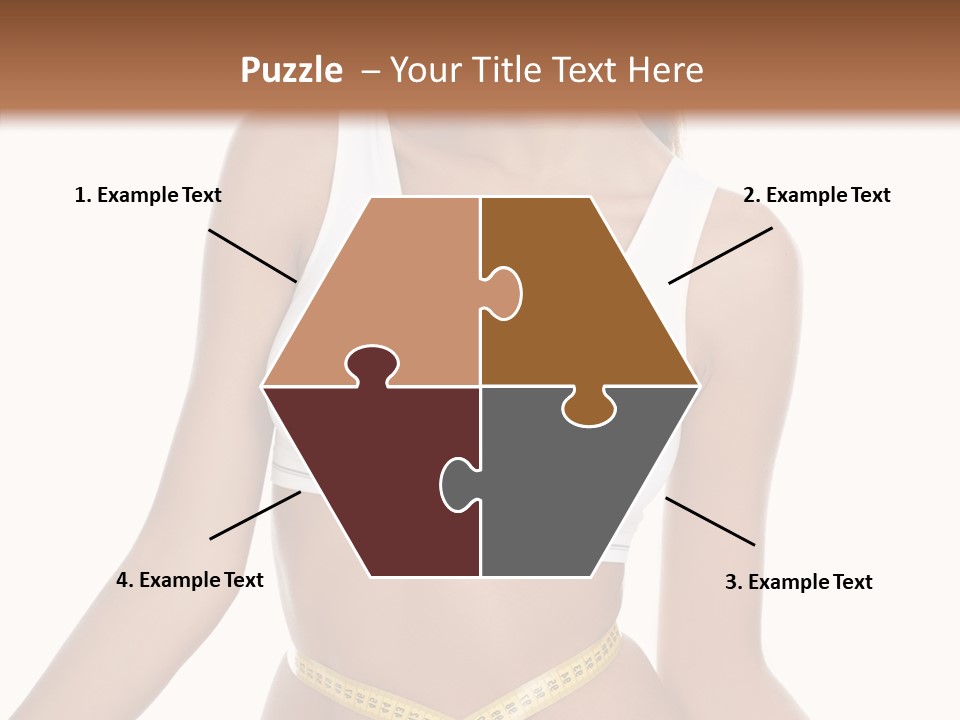 Woman Gymnastics Figure PowerPoint Template