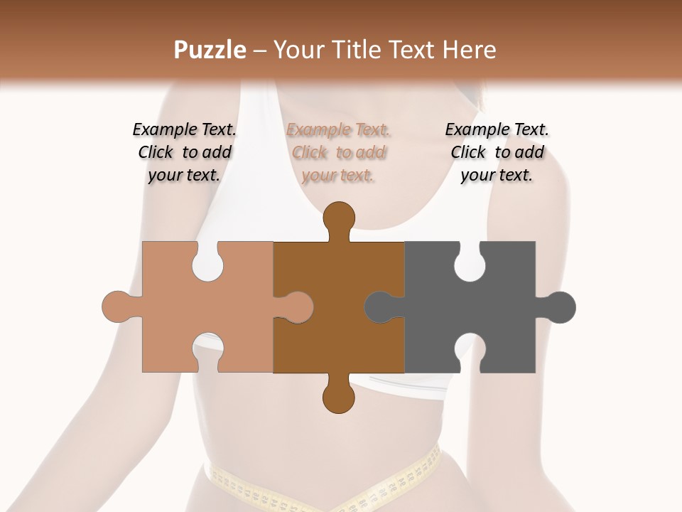 Woman Gymnastics Figure PowerPoint Template