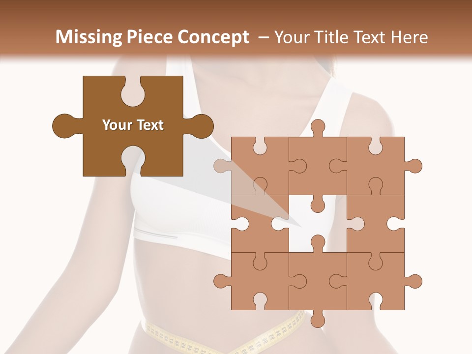 Woman Gymnastics Figure PowerPoint Template