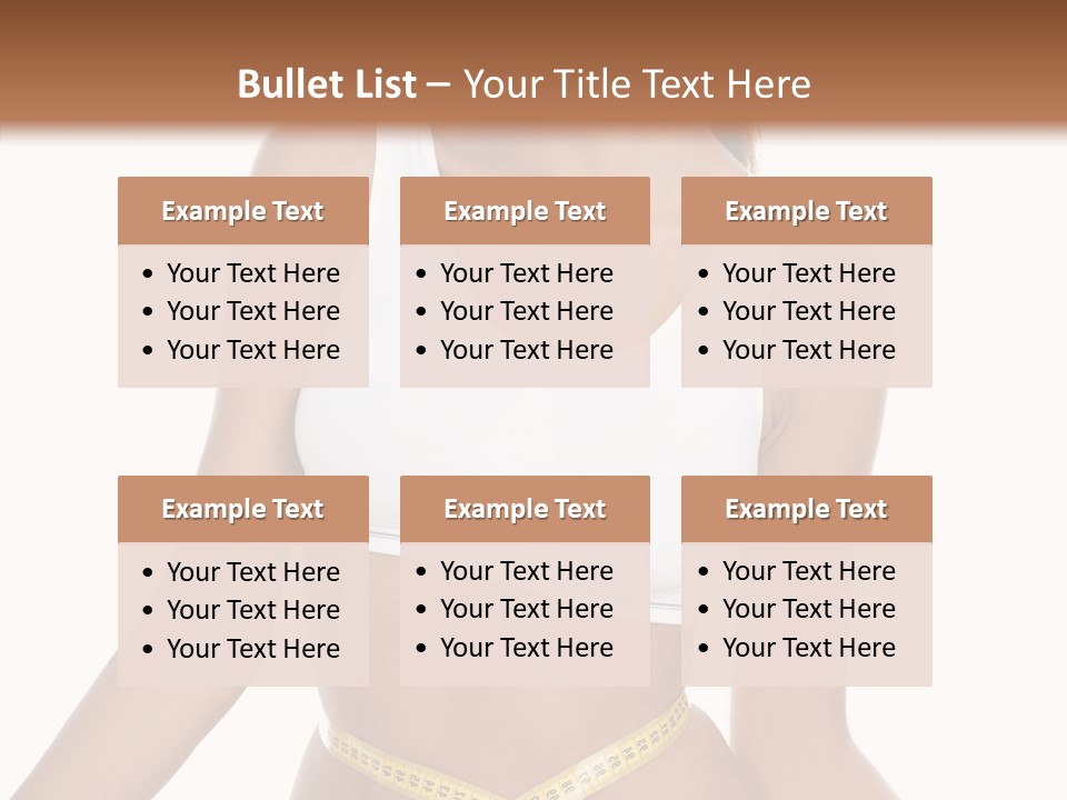 Woman Gymnastics Figure PowerPoint Template