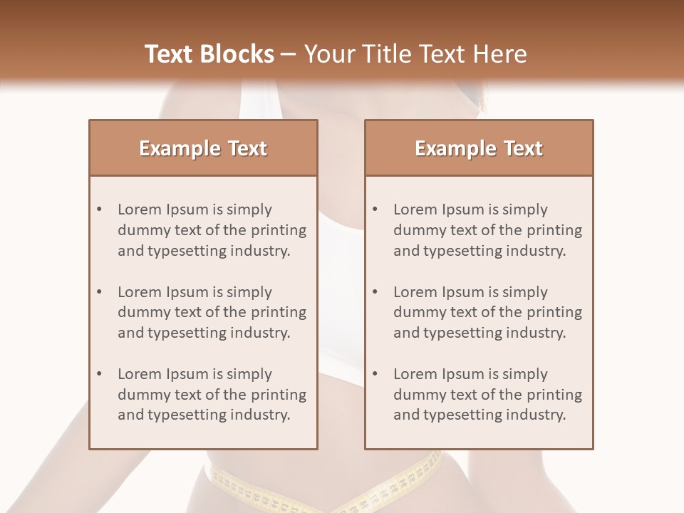 Woman Gymnastics Figure PowerPoint Template