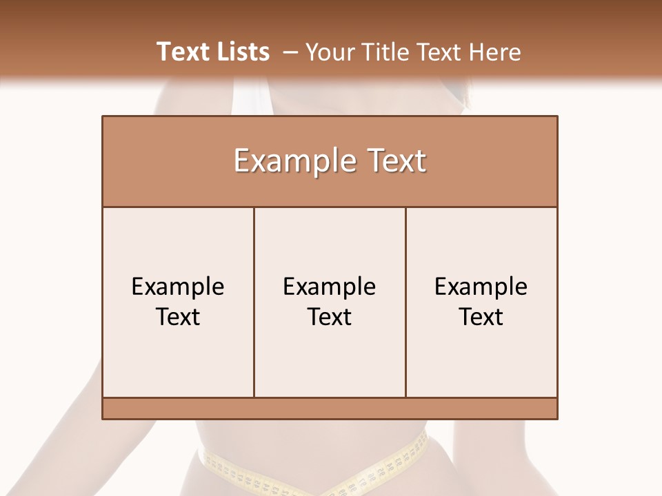 Woman Gymnastics Figure PowerPoint Template