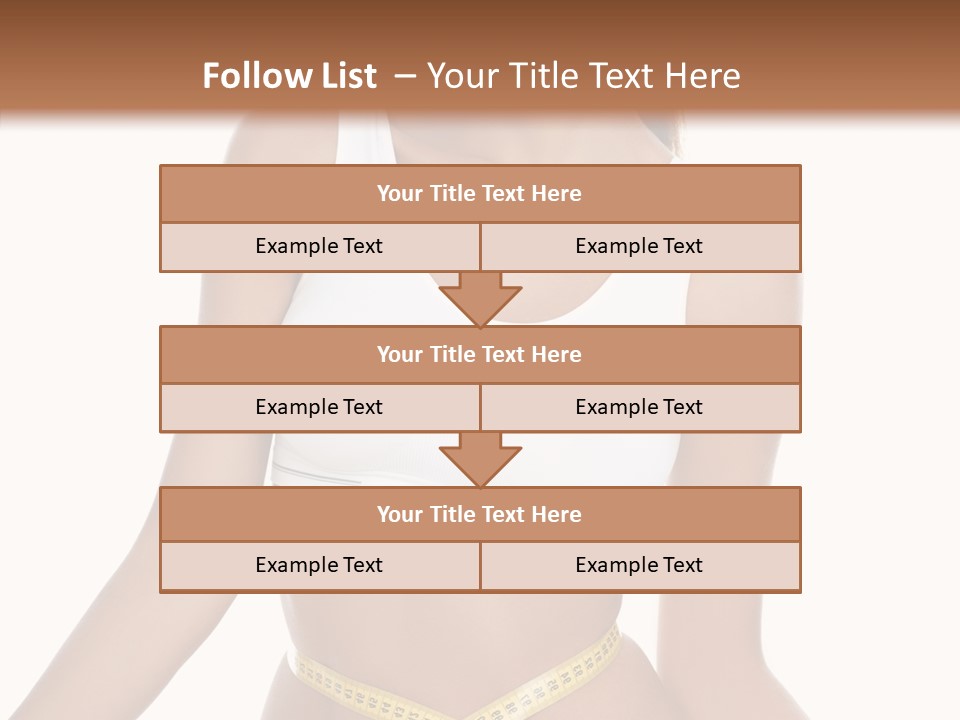 Woman Gymnastics Figure PowerPoint Template