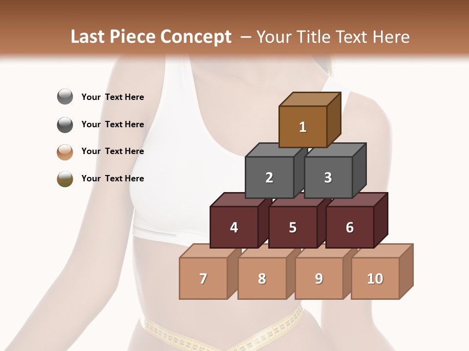 Woman Gymnastics Figure PowerPoint Template