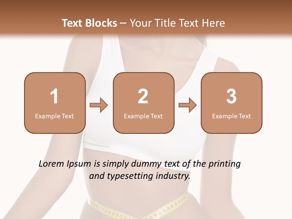 Woman Gymnastics Figure PowerPoint Template