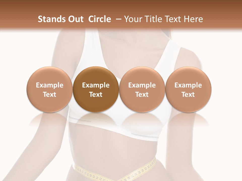 Woman Gymnastics Figure PowerPoint Template