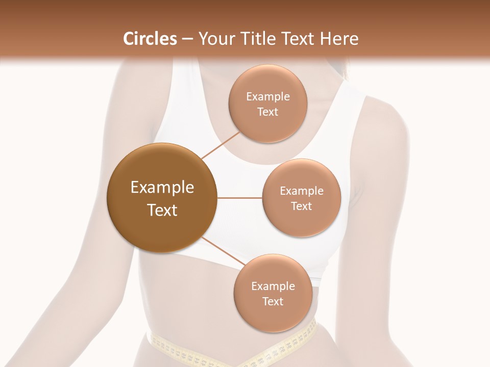 Woman Gymnastics Figure PowerPoint Template