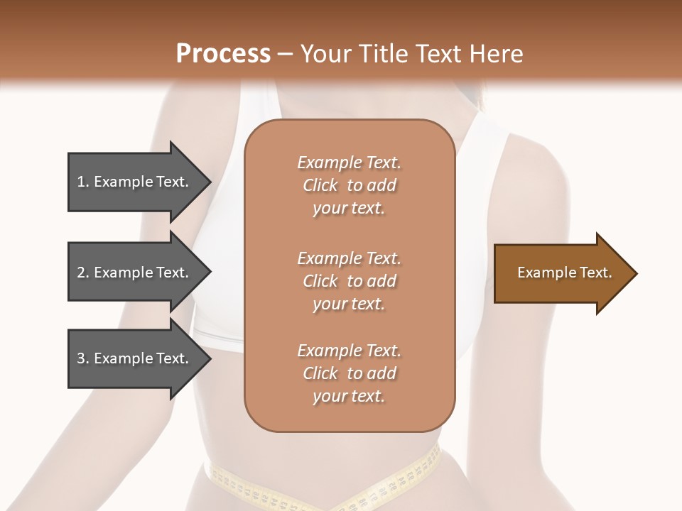 Woman Gymnastics Figure PowerPoint Template