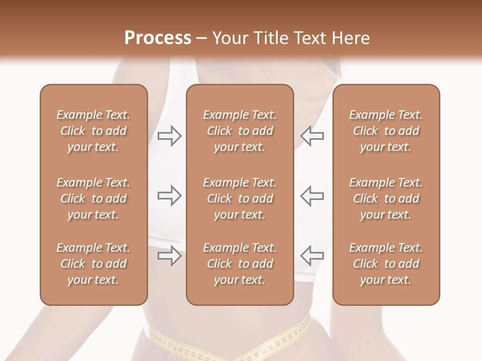 Woman Gymnastics Figure PowerPoint Template