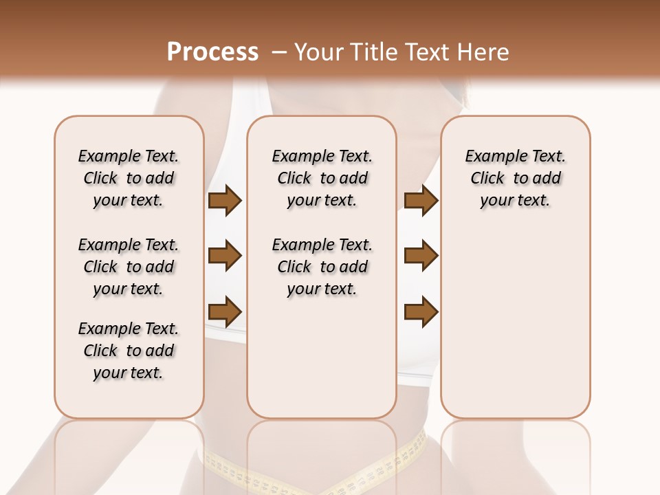 Woman Gymnastics Figure PowerPoint Template