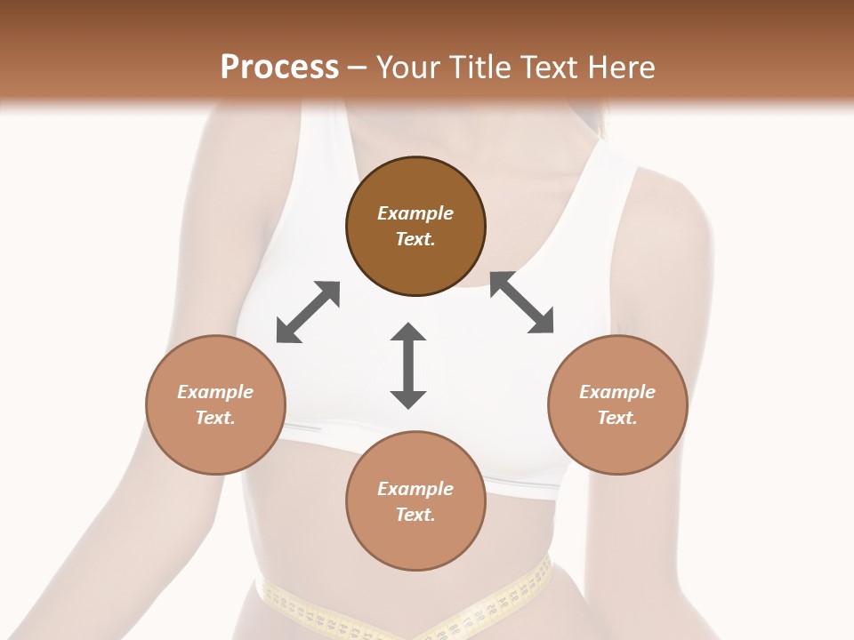 Woman Gymnastics Figure PowerPoint Template