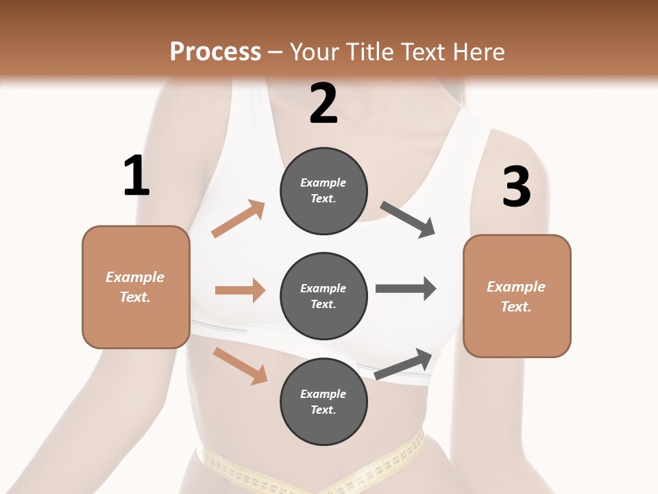 Woman Gymnastics Figure PowerPoint Template