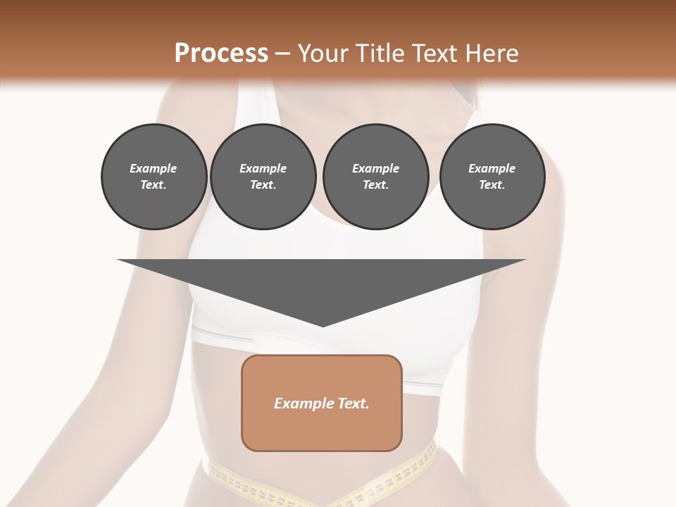 Woman Gymnastics Figure PowerPoint Template