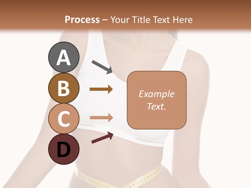 Woman Gymnastics Figure PowerPoint Template