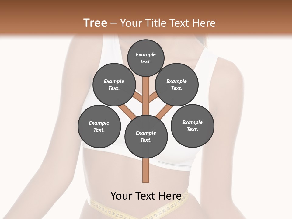 Woman Gymnastics Figure PowerPoint Template