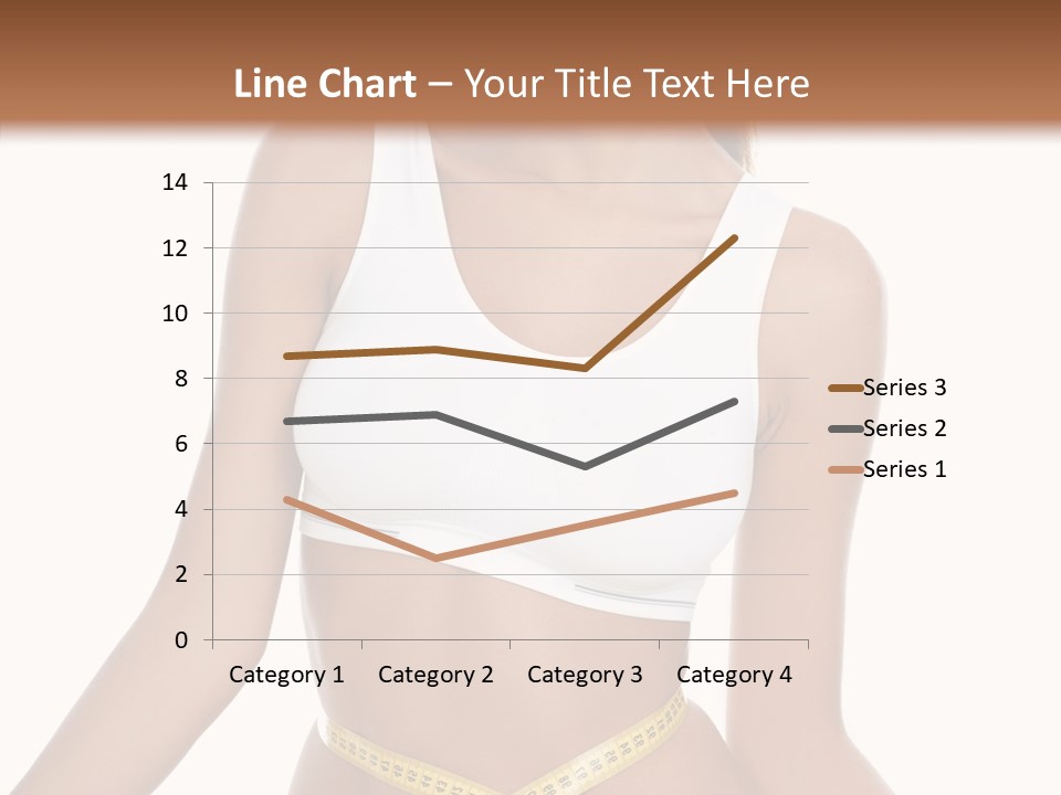 Woman Gymnastics Figure PowerPoint Template