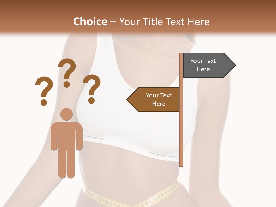 Woman Gymnastics Figure PowerPoint Template