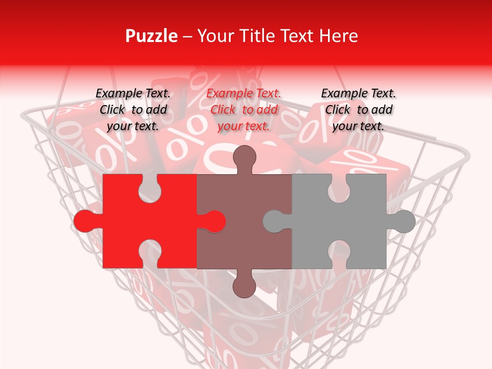 White Sold Mathematical PowerPoint Template