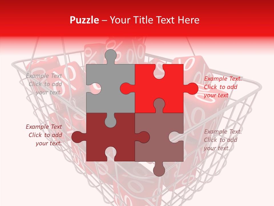 White Sold Mathematical PowerPoint Template