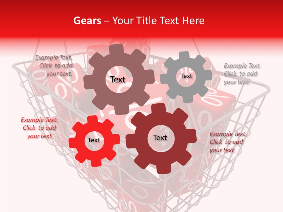 White Sold Mathematical PowerPoint Template