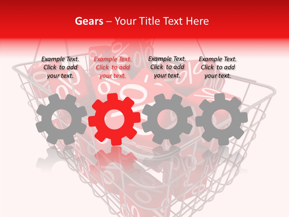 White Sold Mathematical PowerPoint Template