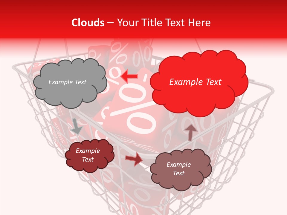 White Sold Mathematical PowerPoint Template