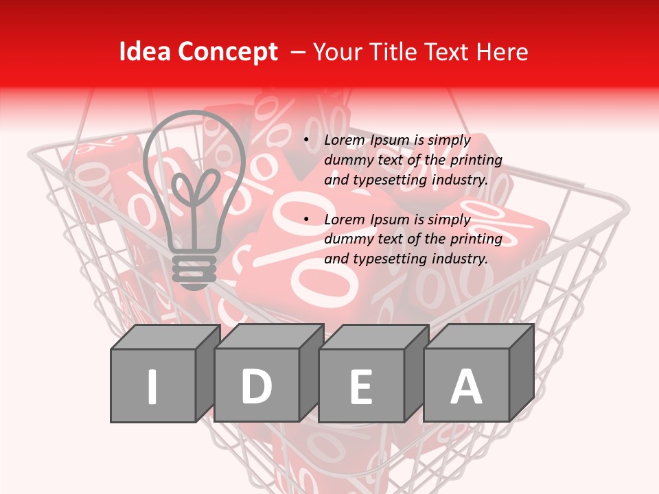 White Sold Mathematical PowerPoint Template