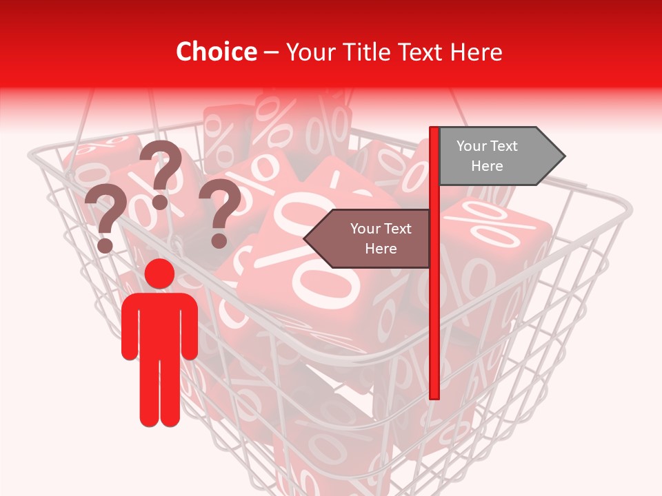 White Sold Mathematical PowerPoint Template