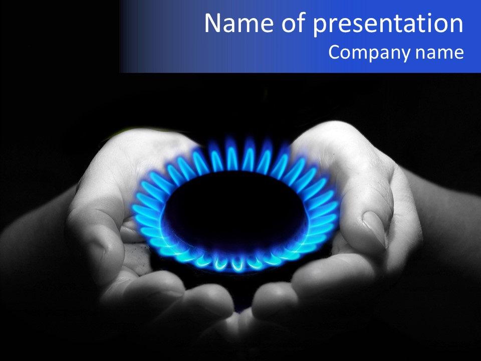 Methane Ring Circular PowerPoint Template