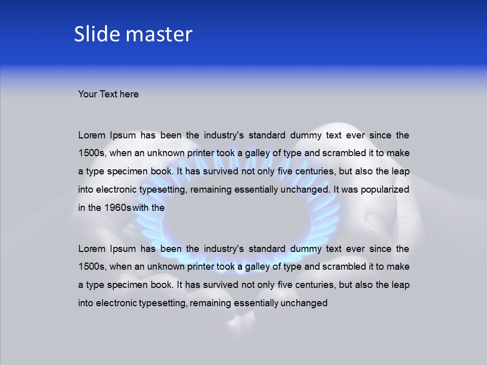 Methane Ring Circular PowerPoint Template