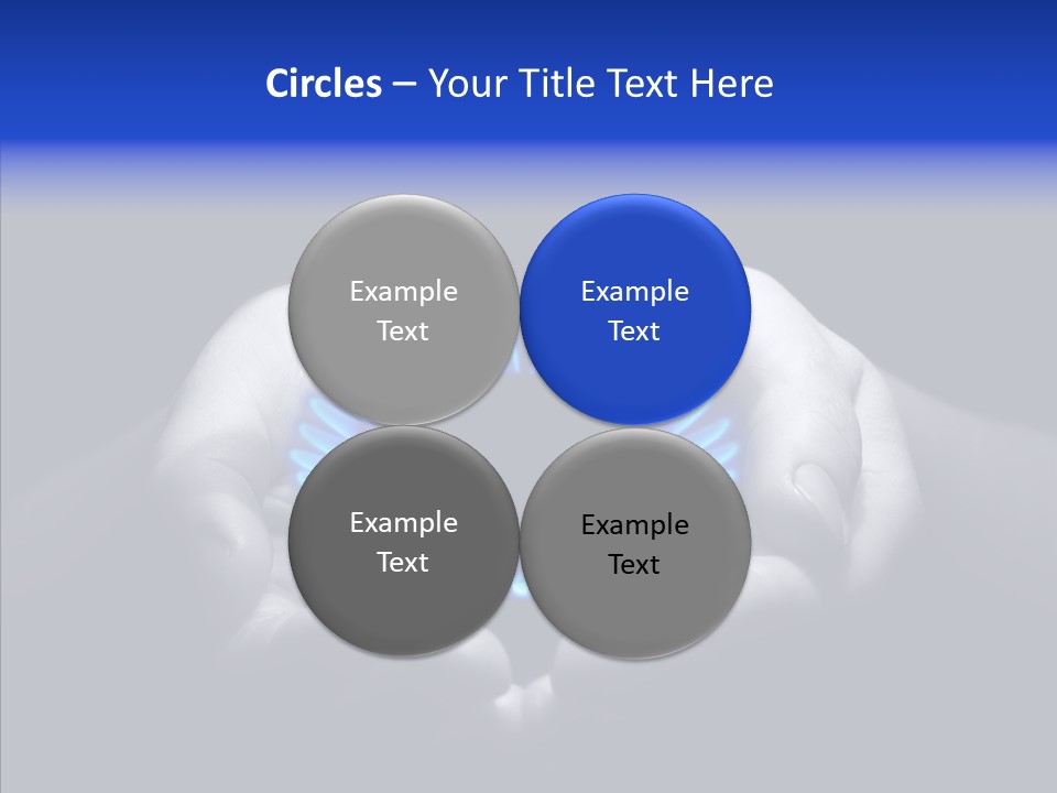 Methane Ring Circular PowerPoint Template