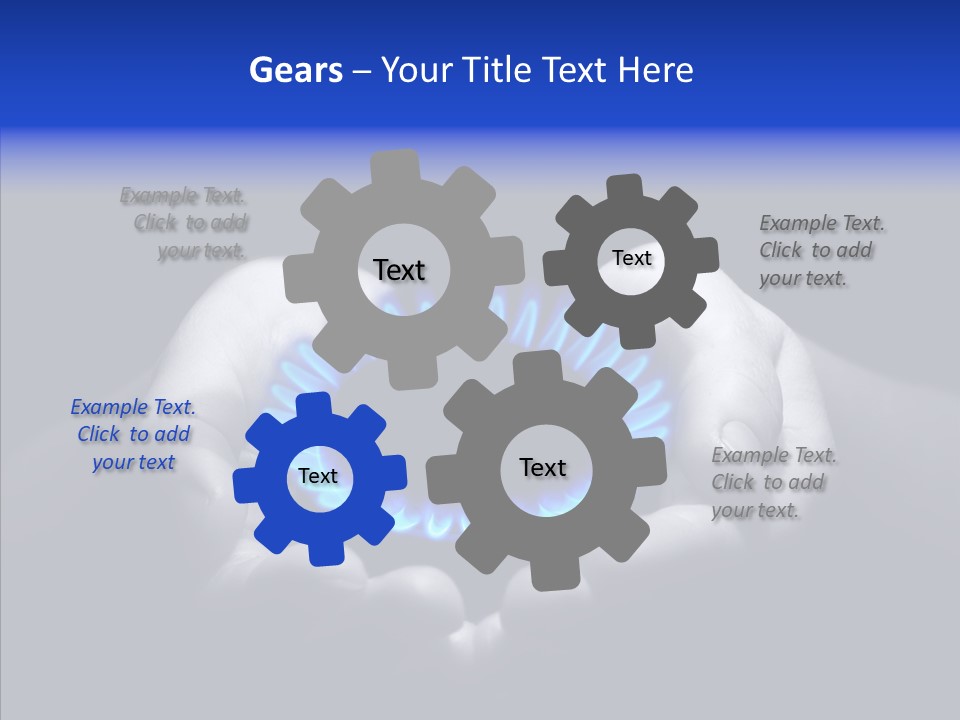 Methane Ring Circular PowerPoint Template