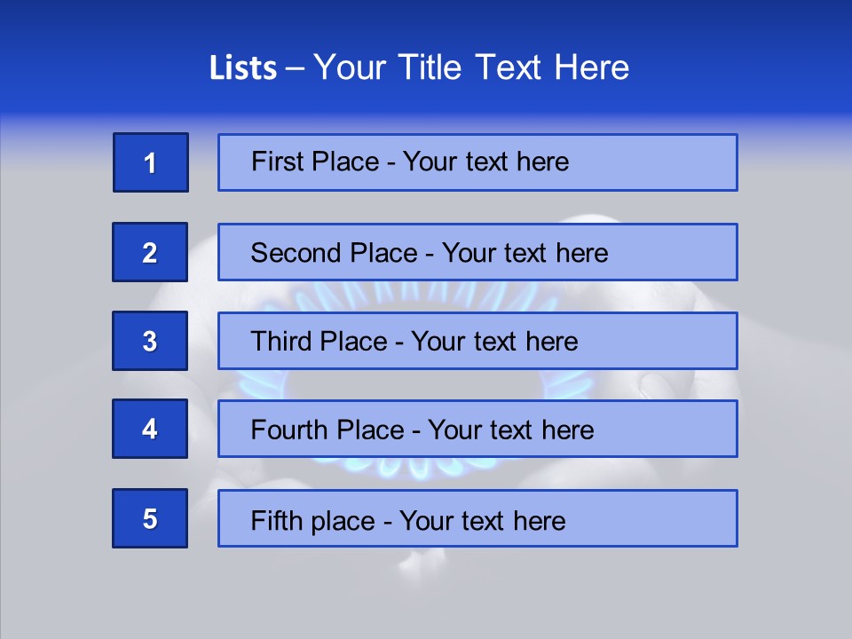 Methane Ring Circular PowerPoint Template