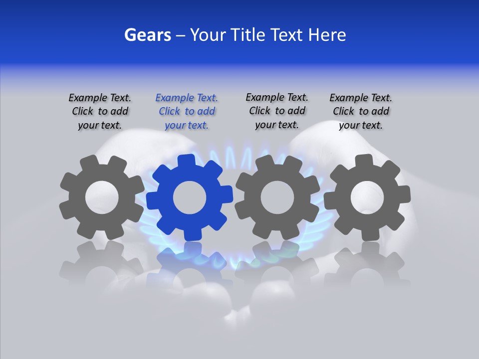 Methane Ring Circular PowerPoint Template
