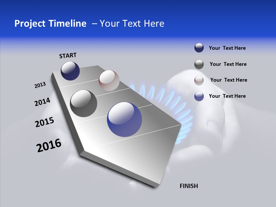 Methane Ring Circular PowerPoint Template