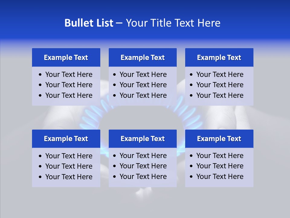 Methane Ring Circular PowerPoint Template