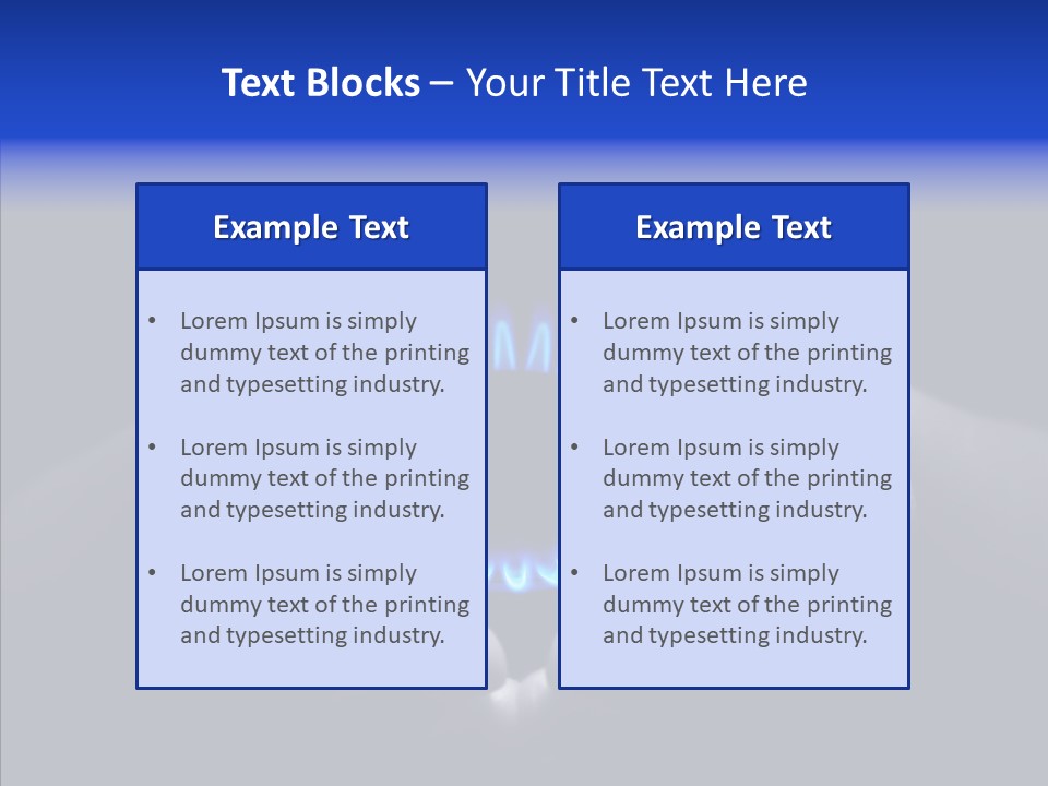 Methane Ring Circular PowerPoint Template