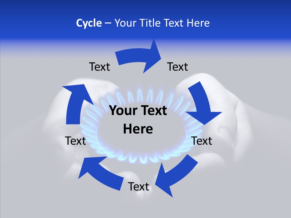 Methane Ring Circular PowerPoint Template