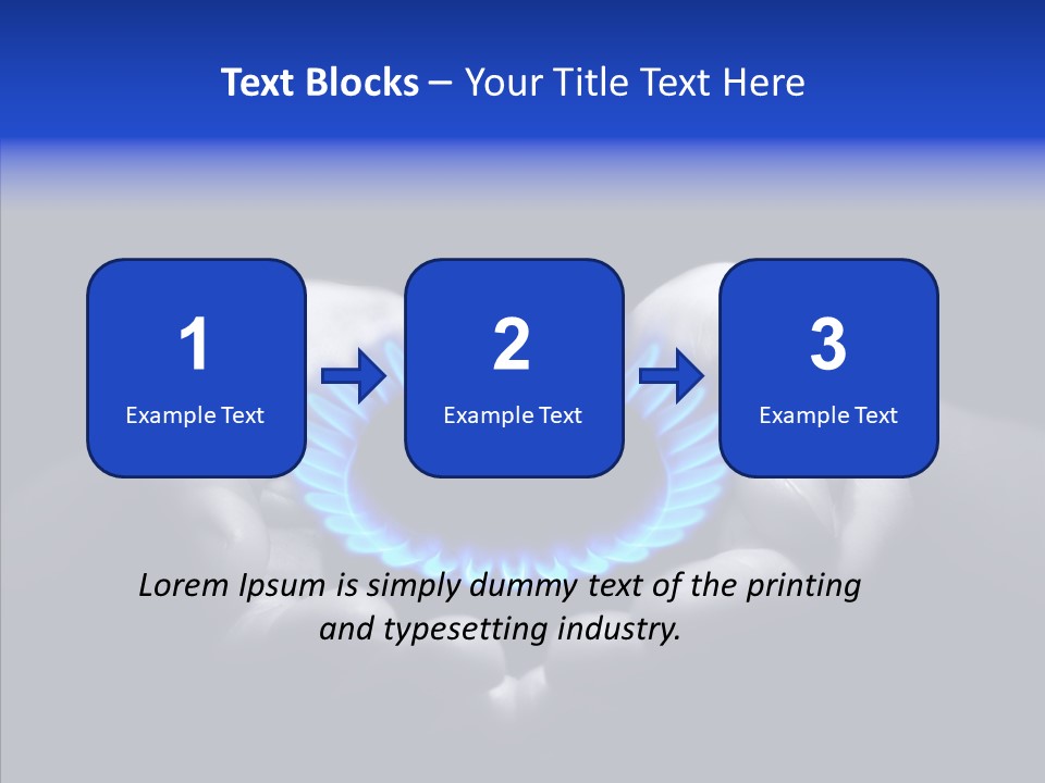 Methane Ring Circular PowerPoint Template